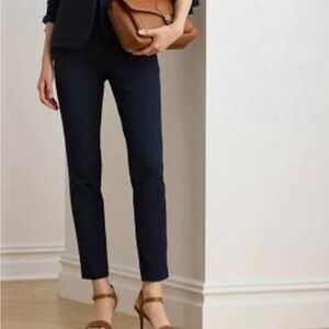 Banana Republic Tailored Women's Ankle Avery Pants in Navy